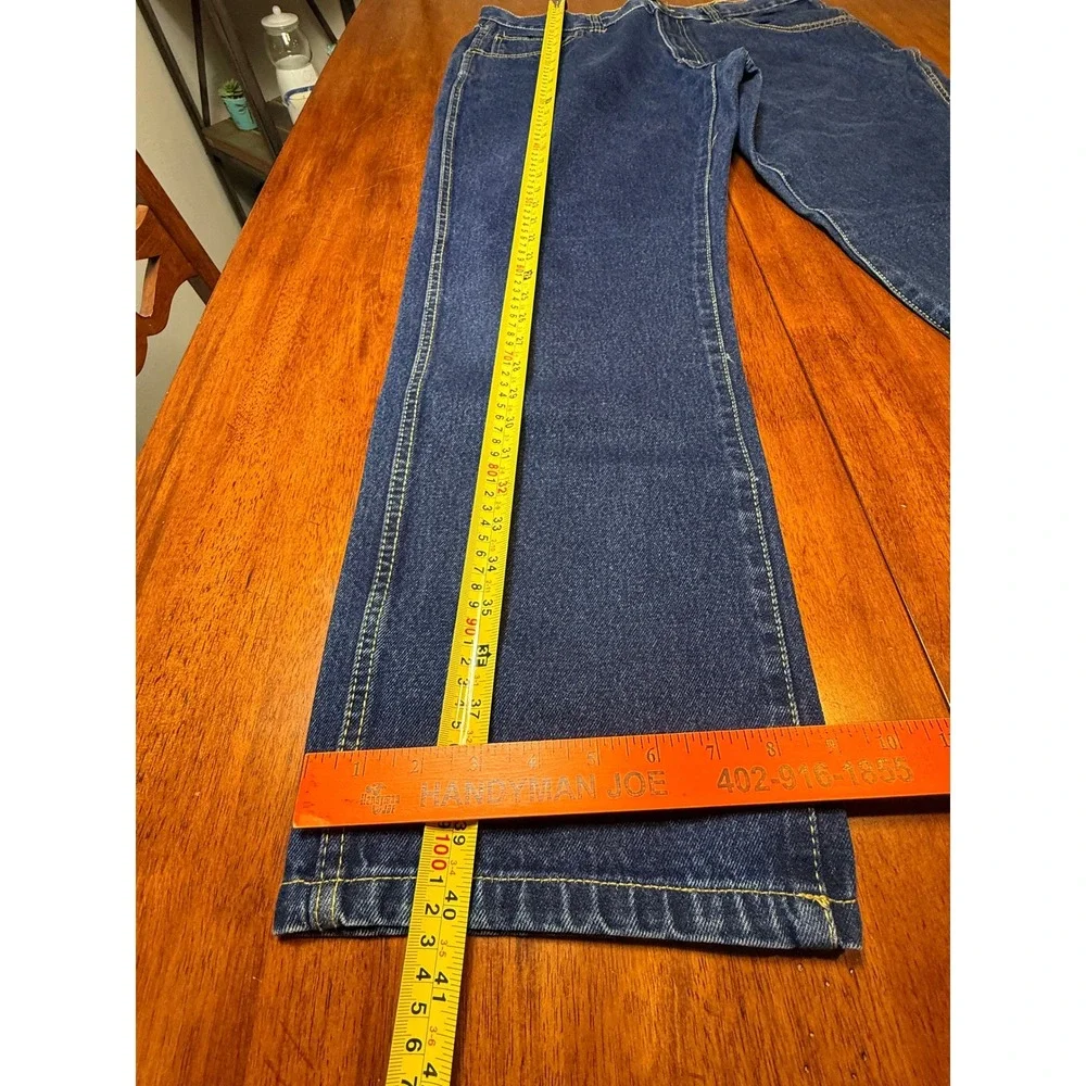 Red Head Brand Co Mens 38x32 Straight‎ Leg Blue Denim Jeans Medium Wash Cotton